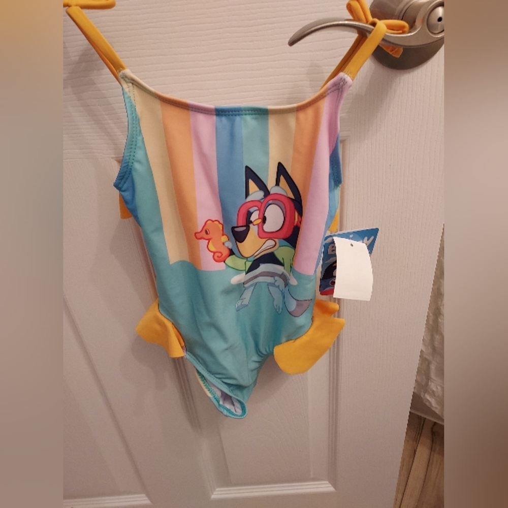 Bluey one piece swim suit